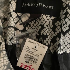 Ashley Stewart trenchcoat silk material size 26